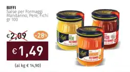 Prezzemolo e Vitale BIFFI Salse per Formaggi Mandarino, Pere, Fichi offerta