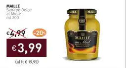 Prezzemolo e Vitale MAILLE Senape Dolce al Miele offerta