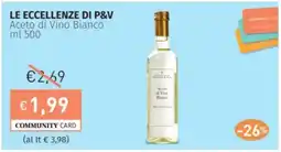 Prezzemolo e Vitale LE ECCELLENZE DI P&V Aceto di Vino Bianco offerta