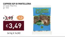 Prezzemolo e Vitale CAPPERI IGP DI PANTELLERIA al Sale Marino offerta