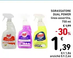Spazio Conad Sgrassatore dual power linea assortita, offerta