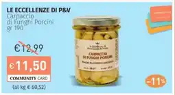 Prezzemolo e Vitale LE ECCELLENZE DI P&V Carpaccio di Funghi Porcini offerta