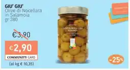 Prezzemolo e Vitale GIU' GIU' Olive di Nocellara in Salamoia offerta