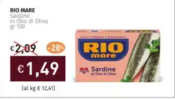 Prezzemolo e Vitale RIO MARE Sardine in Olio di Oliva offerta