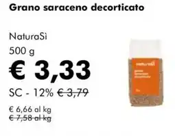 NaturaSì Grano saraceno decorticato naturasi offerta
