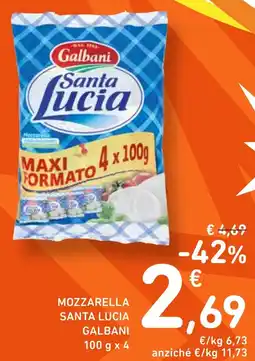 Spazio Conad Mozzarella santa lucia galbani offerta
