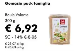 NaturaSì Gomasio pack famiglia baule volante offerta
