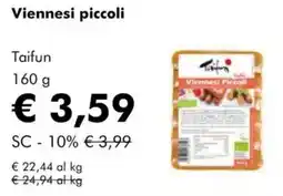 NaturaSì Viennesi piccoli taifun offerta
