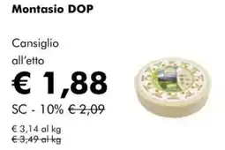 NaturaSì Montasio dop cansiglio all'etto offerta