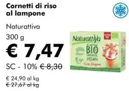 NaturaSì Cornetti di riso al lampone naturattiva offerta