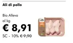 NaturaSì Ali di pollo bio alleva al kg offerta