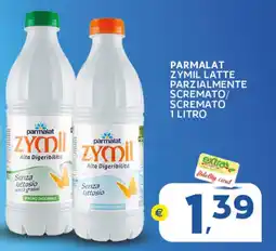 Extra Supermercati Parmalat zymil latte parzialmente scremato/ scremato offerta