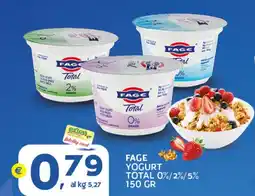 Extra Supermercati Fage yogurt total 0%/2%/5% offerta