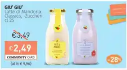 Prezzemolo e Vitale GIU' GIU' Latte di Mandorla Classico, -Zuccheri offerta