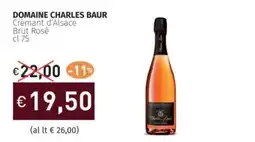 DOMAINE CHARLES BAUR Crémant d'Alsace Brut Rosè