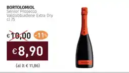 Prezzemolo e Vitale BORTOLOMIOL Senior Prosecco Valdobbiadene Extra Dry offerta
