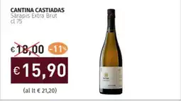 Prezzemolo e Vitale CANTINA CASTIADAS Sarapis Extra Brut offerta