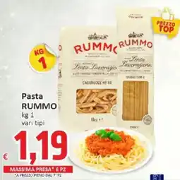 Paghi Poco Pasta RUMMO vari tipi offerta