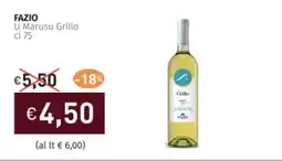 Prezzemolo e Vitale FAZIO U Marusu Grillo offerta