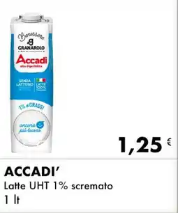 Iper Tosano ACCADI' Latte UHT 1% scremato offerta