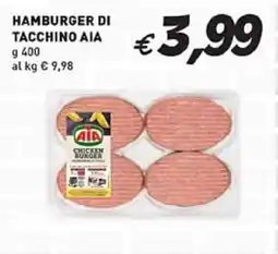 Coal Hamburger di tacchino AIA offerta