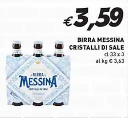 Coal Birra messina cristalli di sale offerta