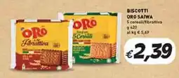 Coal BISCOTTI ORO SAIWA 5 cereali/fibrattiva offerta
