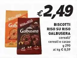 Coal Biscotti riso su riso GALBUSERA offerta