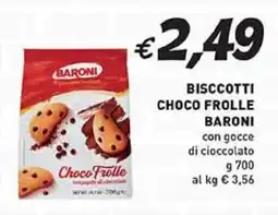 Bisccotti choco frolle BARONI