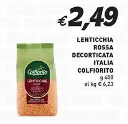 Coal Lenticchia rossa decorticata italia COLFIORITO offerta