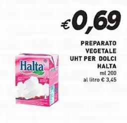 Coal Preparato vegetale uht per dolci HALTA offerta