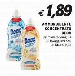 Coal Ammorbidente concentrato DEOX offerta
