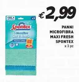Coal Panni microfibra maxi fresh SPONTEX offerta