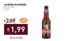 Prezzemolo e Vitale LA BIERE DU DEMON Birra 12% offerta