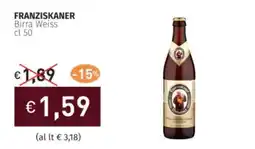 Prezzemolo e Vitale FRANZISKANER Birra Weiss offerta