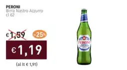 Prezzemolo e Vitale PERONI Birra Nastro Azzurro offerta