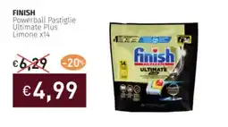 FINISH Powerball Pastiglie Ultimate Plus Limone x14