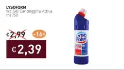 Prezzemolo e Vitale LYSOFORM Wc Gel Candeggina Attiva offerta