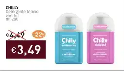 Prezzemolo e Vitale CHILLY Detergente Intimo vari tipi offerta