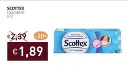 Prezzemolo e Vitale SCOTTEX Fazzoletti x12 offerta