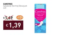 Prezzemolo e Vitale CAREFREE Salvaslip Normal Bouquet x20 offerta
