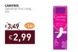 Prezzemolo e Vitale CAREFREE Salvaslip Plus Long x24 offerta