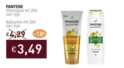 Prezzemolo e Vitale PANTENE Shampoo vari tipi offerta
