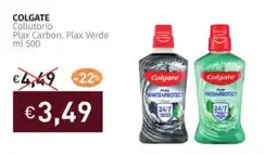 Prezzemolo e Vitale COLGATE Collutorio Plax Carbon, Plax Verde offerta