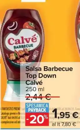 Carrefour Salsa Barbecue Top Down offerta