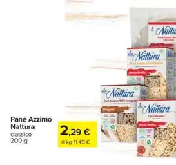 Carrefour Pane Azzimo Nattura offerta