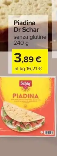Carrefour Piadina Dr Schar offerta