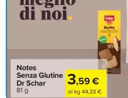 Carrefour Notes Senza Glutine Dr Schar offerta
