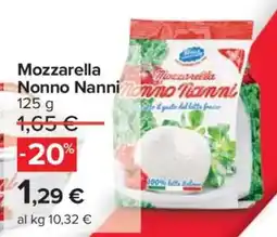 Carrefour MOZZARELLA NONNO NANNI offerta