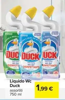 Carrefour Liquido WC Duck offerta